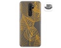Funda Gel Transparente para Oppo A5 2020 diseño Hojas Dibujos