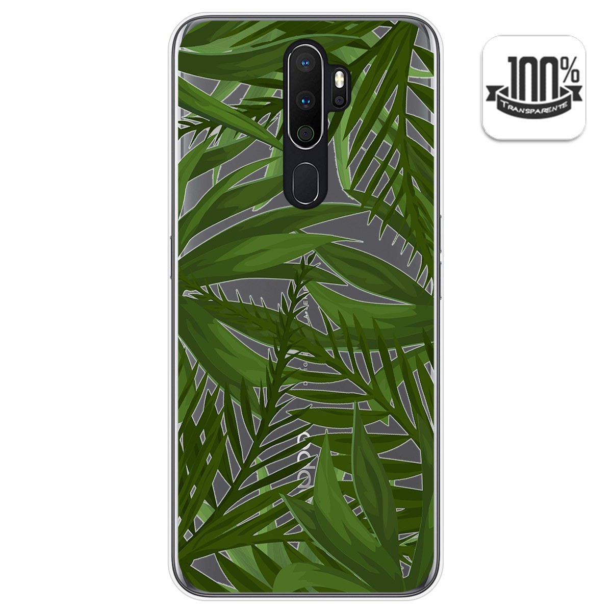 Funda Gel Transparente para Oppo A5 2020 diseño Jungla Dibujos
