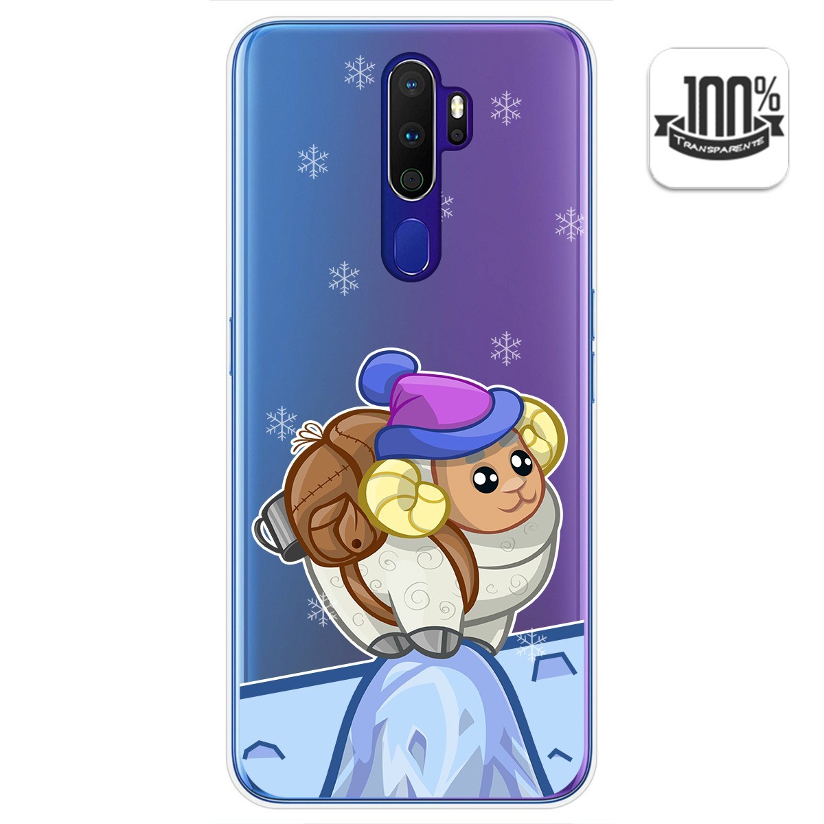 Funda Gel Transparente para Oppo A9 2020 diseño Cabra Dibujos