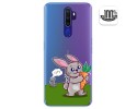 Funda Gel Transparente para Oppo A9 2020 diseño Conejo Dibujos