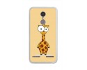 Funda Gel Tpu para Lenovo K6 4G 5" Diseño Jirafa Dibujos
