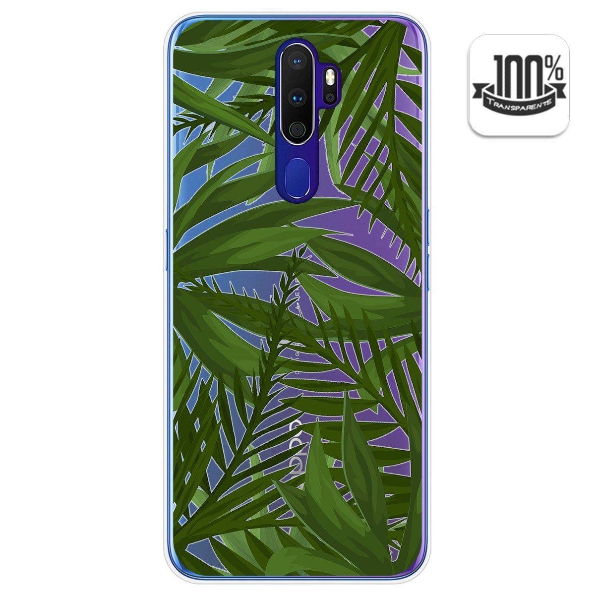 Funda Gel Transparente para Oppo A9 2020 diseño Jungla Dibujos