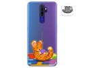 Funda Gel Transparente para Oppo A9 2020 diseño Leopardo Dibujos