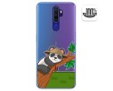 Funda Gel Transparente para Oppo A9 2020 diseño Panda Dibujos