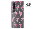 Funda Gel Transparente para Xiaomi Mi Note 10 diseño Flamenco Dibujos