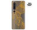 Funda Gel Transparente para Xiaomi Mi Note 10 diseño Hojas Dibujos