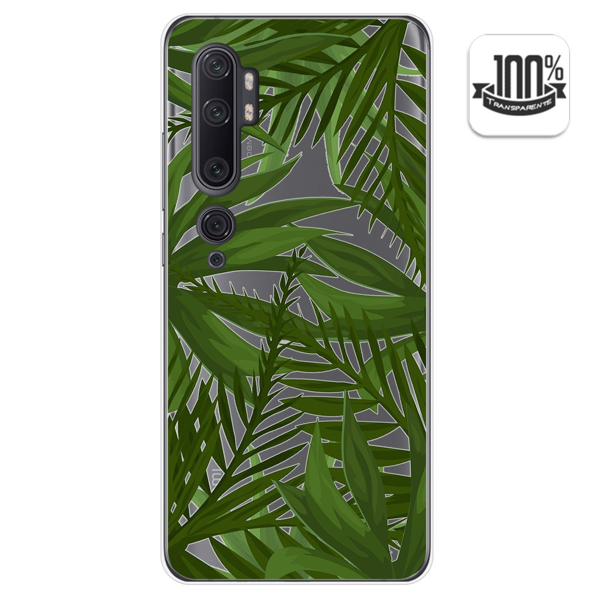 Funda Gel Transparente para Xiaomi Mi Note 10 diseño Jungla Dibujos