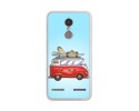 Funda Gel Tpu para Lenovo K6 4G 5" Diseño Furgoneta Dibujos