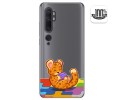 Funda Gel Transparente para Xiaomi Mi Note 10 diseño Leopardo Dibujos