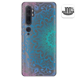 Funda Gel Transparente para Xiaomi Mi Note 10 diseño Mandala Dibujos