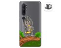 Funda Gel Transparente para Xiaomi Mi Note 10 diseño Mono Dibujos