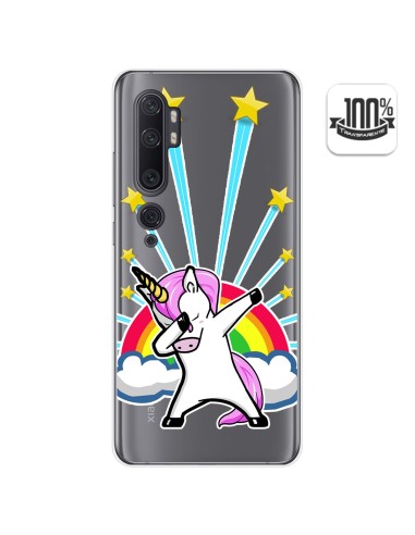 Funda Gel Transparente para Xiaomi Mi Note 10 diseño Unicornio Dibujos