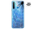 Funda Gel Transparente para Realme 5 / 5s / 5i / 6i diseño Araña Dibujos