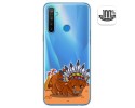 Funda Gel Transparente para Realme 5 / 5s / 5i / 6i diseño Bufalo Dibujos