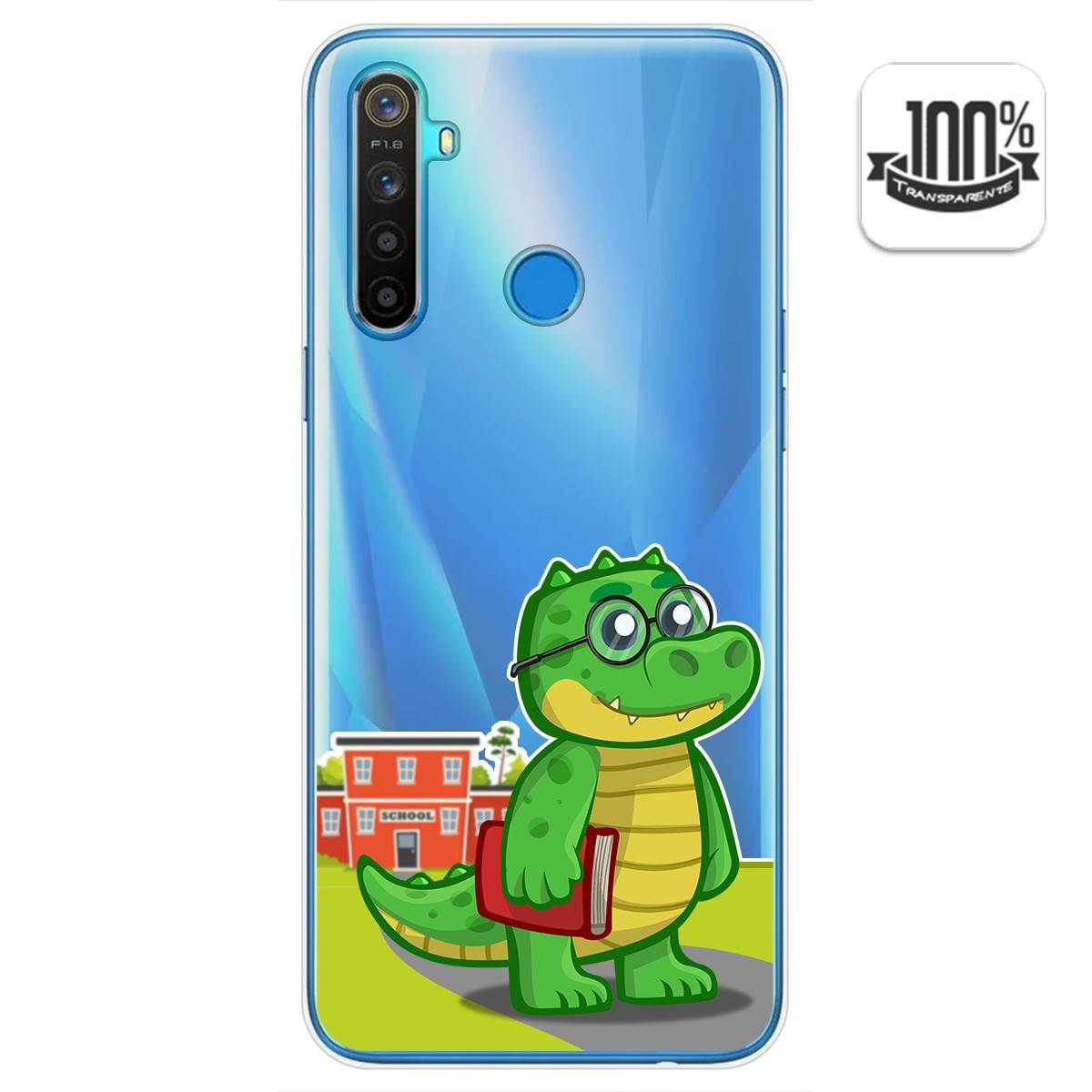 Funda Gel Transparente para Realme 5 / 5s / 5i / 6i diseño Coco Dibujos