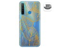 Funda Gel Transparente para Realme 5 / 5s / 5i / 6i diseño Hojas Dibujos