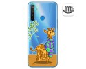 Funda Gel Transparente para Realme 5 / 5s / 5i / 6i diseño Jirafa Dibujos