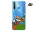 Funda Gel Transparente para Realme 5 / 5s / 5i / 6i diseño Panda Dibujos