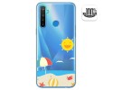 Funda Gel Transparente para Realme 5 / 5s / 5i / 6i diseño Playa Dibujos