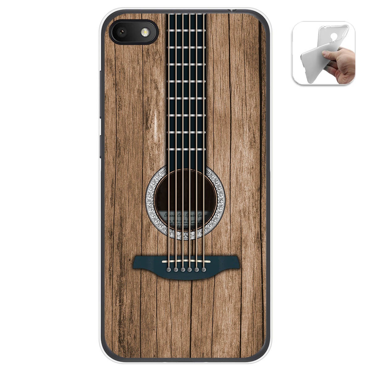 Funda Gel Tpu para Alcatel 1V 2019 diseño Madera 11 Dibujos