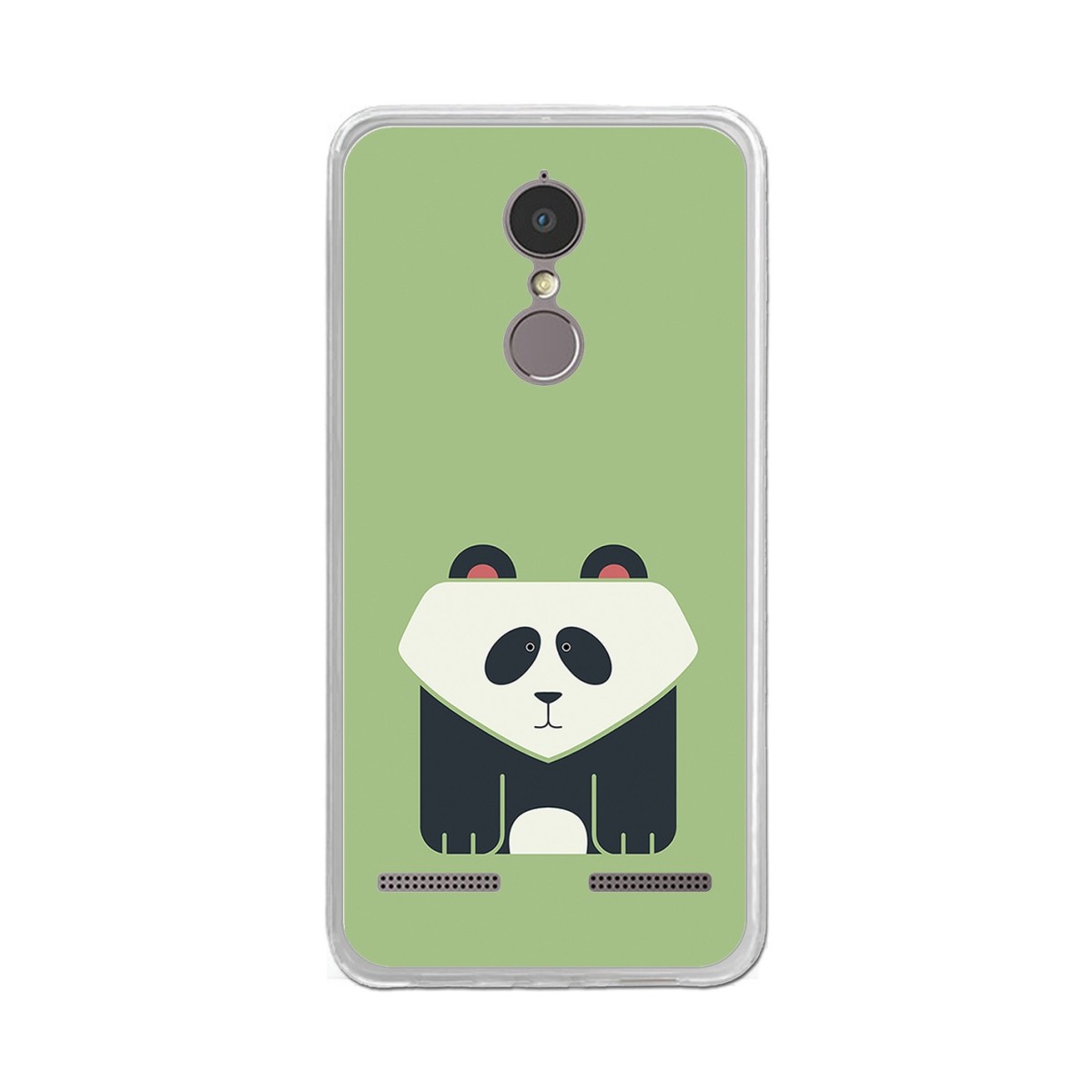 Funda Gel Tpu para Lenovo K6 4G 5" Diseño Panda Dibujos