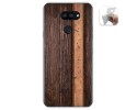 Funda Gel Tpu para Lg K40S diseño Madera 05 Dibujos