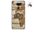 Funda Gel Tpu para Lg K40S diseño Madera 07 Dibujos