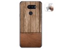 Funda Gel Tpu para Lg K40S diseño Madera 09 Dibujos