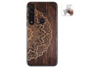Funda Gel Tpu para Motorola Moto G8 Plus diseño Madera 06 Dibujos