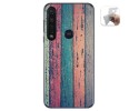 Funda Gel Tpu para Motorola Moto G8 Plus diseño Madera 10 Dibujos