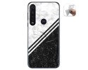 Funda Gel Tpu para Motorola Moto G8 Plus diseño Mármol 01 Dibujos