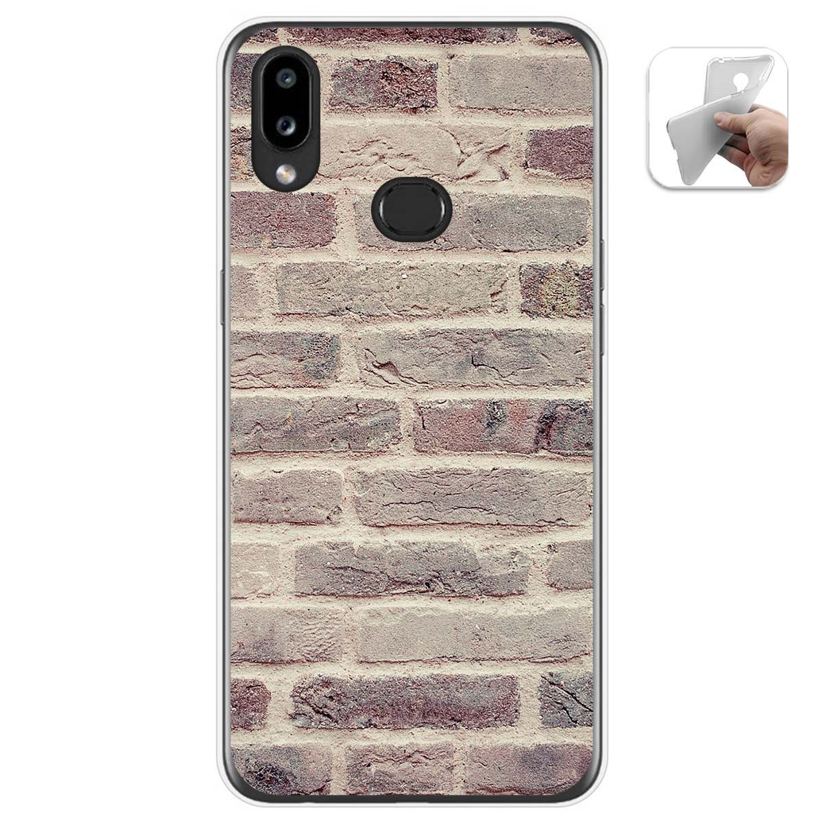 Funda Gel Tpu para Samsung Galaxy A10s diseño Ladrillo 01 Dibujos