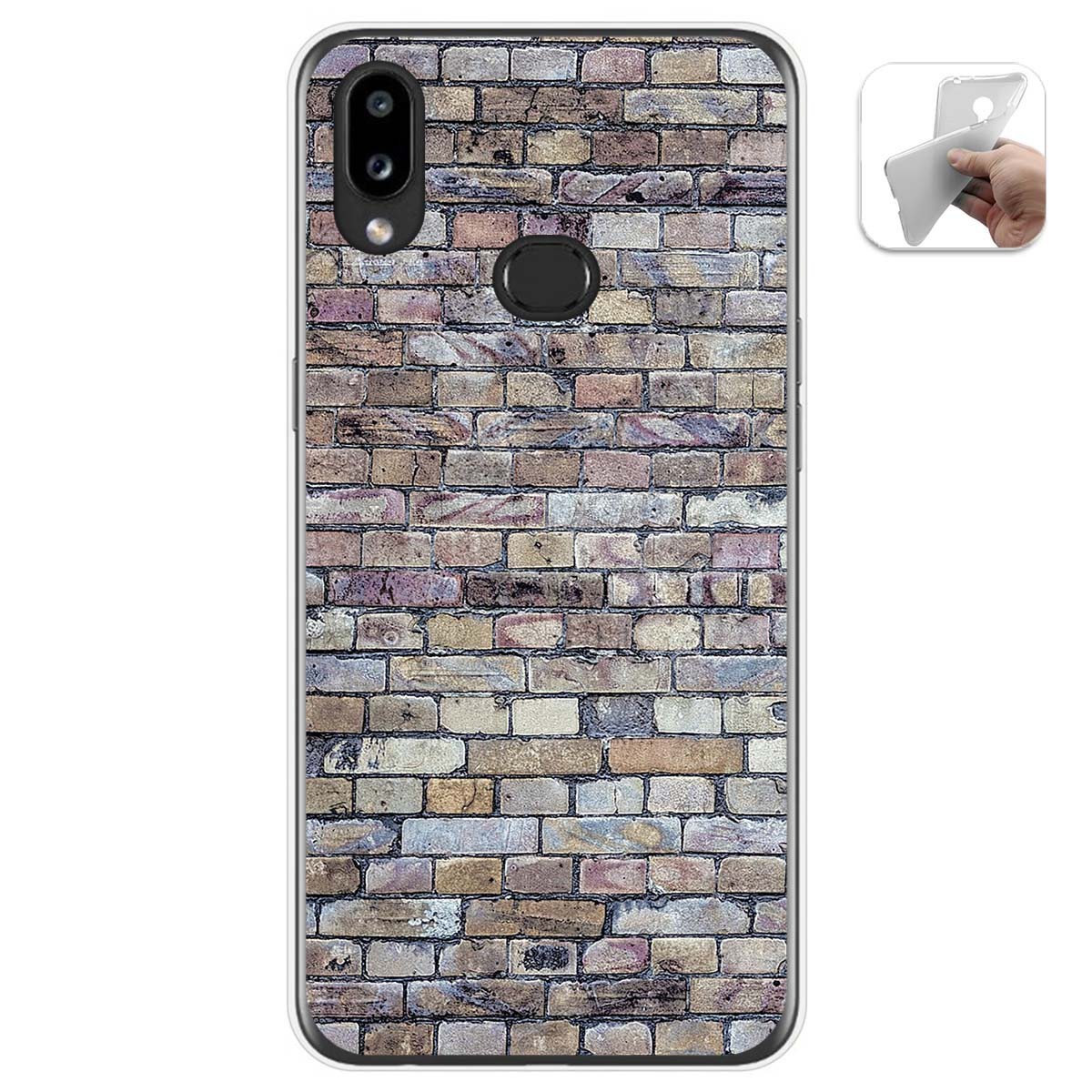 Funda Gel Tpu para Samsung Galaxy A10s diseño Ladrillo 02 Dibujos