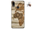 Funda Gel Tpu para Samsung Galaxy A10s diseño Madera 07 Dibujos