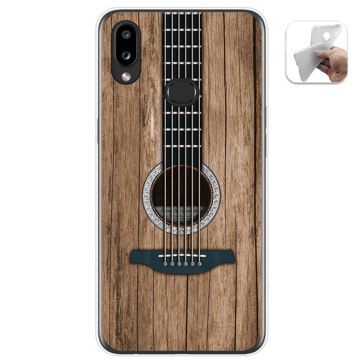 Funda Gel Tpu para Samsung Galaxy A10s diseño Madera 11 Dibujos