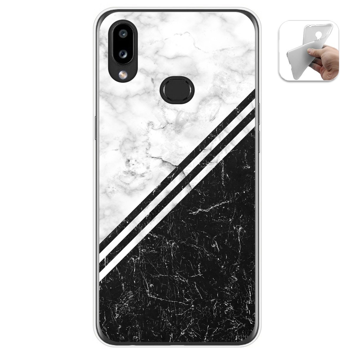 Funda Gel Tpu para Samsung Galaxy A10s diseño Mármol 01 Dibujos