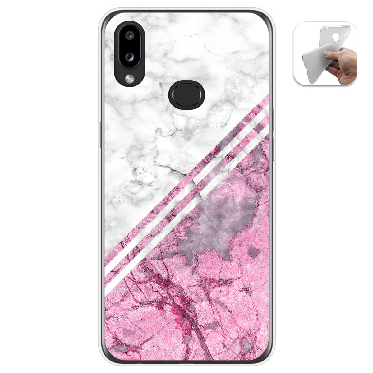 Funda Gel Tpu para Samsung Galaxy A10s diseño Mármol 03 Dibujos