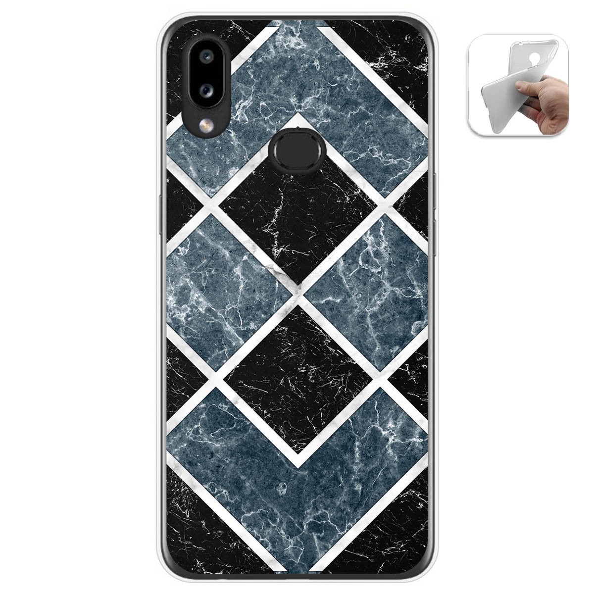 Funda Gel Tpu para Samsung Galaxy A10s diseño Mármol 06 Dibujos