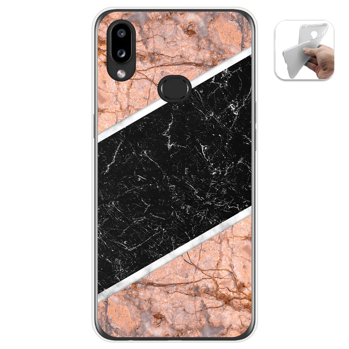 Funda Gel Tpu para Samsung Galaxy A10s diseño Mármol 07 Dibujos