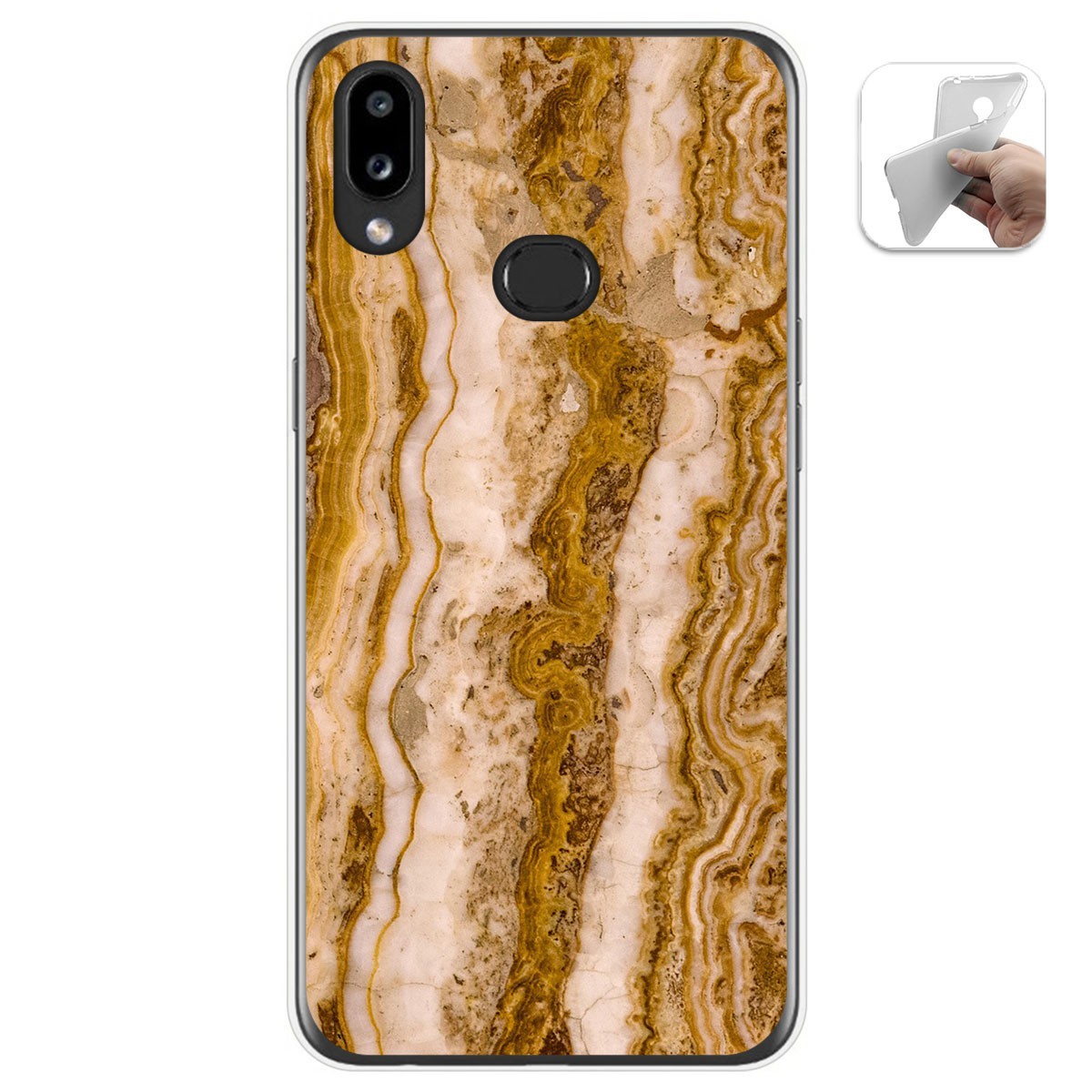 Funda Gel Tpu para Samsung Galaxy A10s diseño Mármol 10 Dibujos