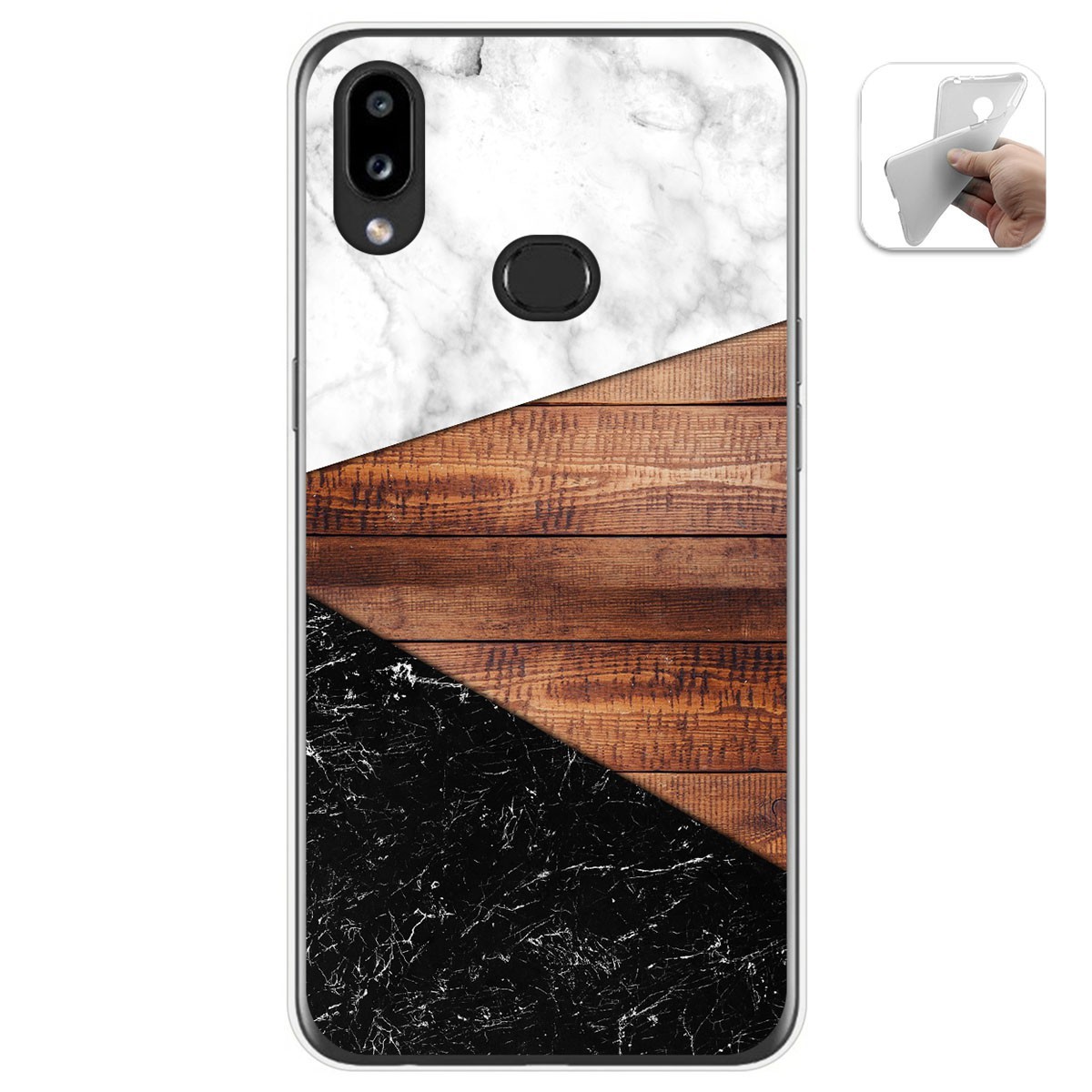 Funda Gel Tpu para Samsung Galaxy A10s diseño Mármol 11 Dibujos
