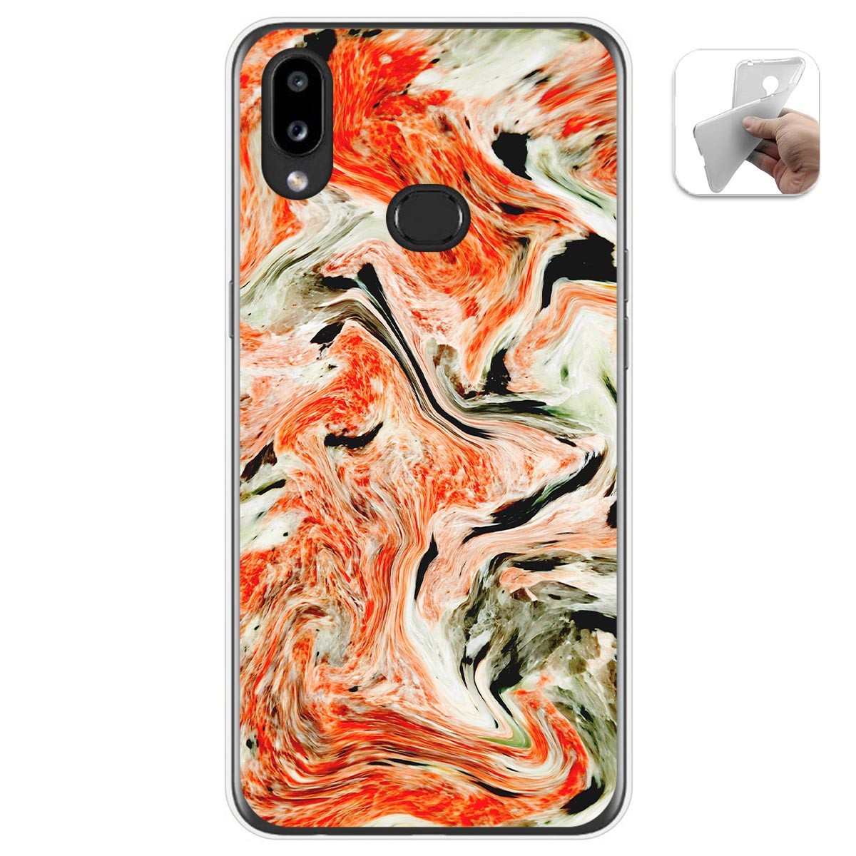 Funda Gel Tpu para Samsung Galaxy A10s diseño Mármol 12 Dibujos
