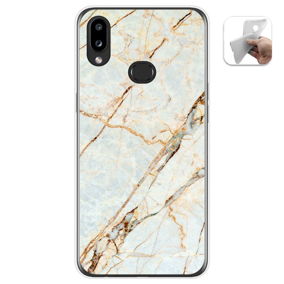 Funda Gel Tpu para Samsung Galaxy A10s diseño Mármol 13 Dibujos