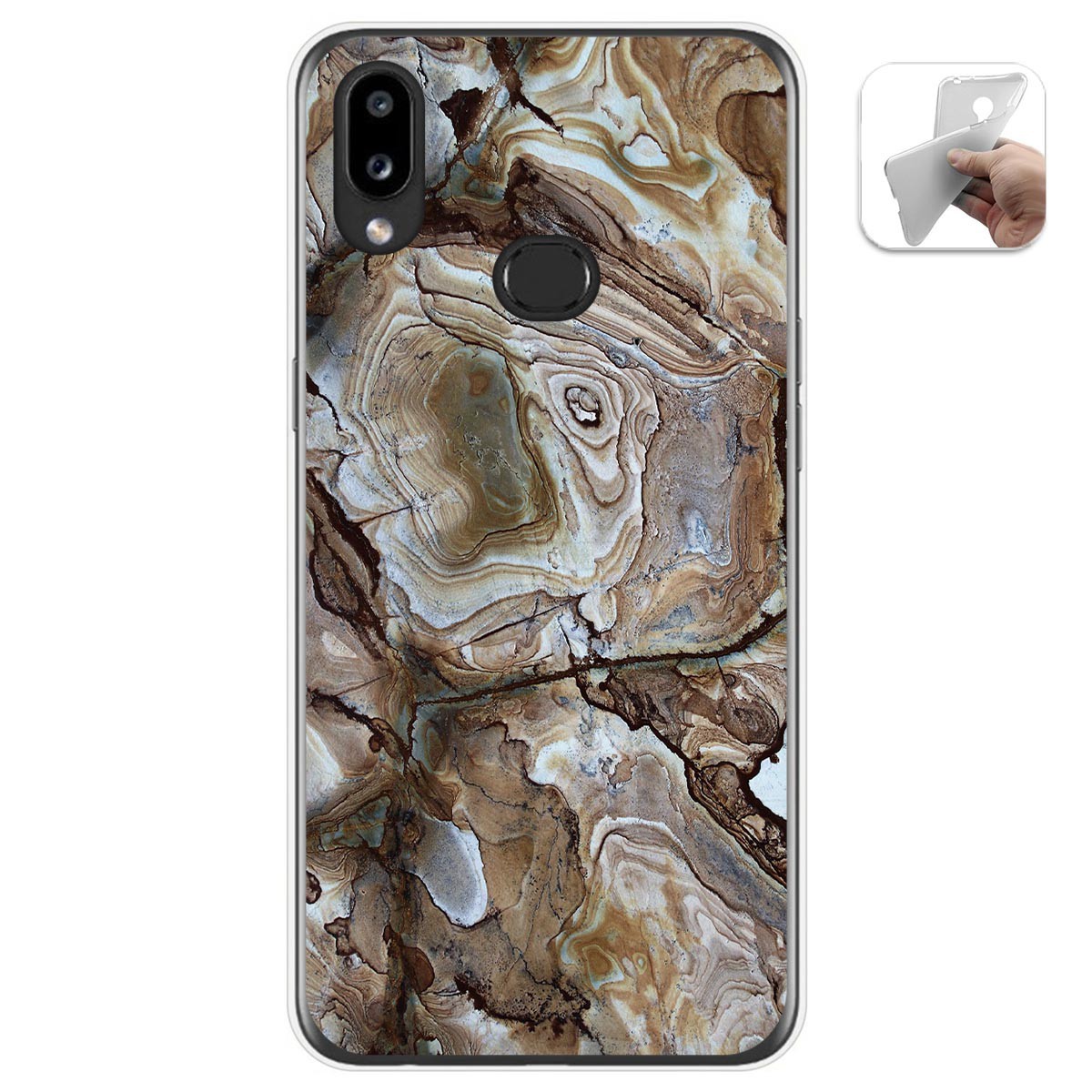 Funda Gel Tpu para Samsung Galaxy A10s diseño Mármol 14 Dibujos