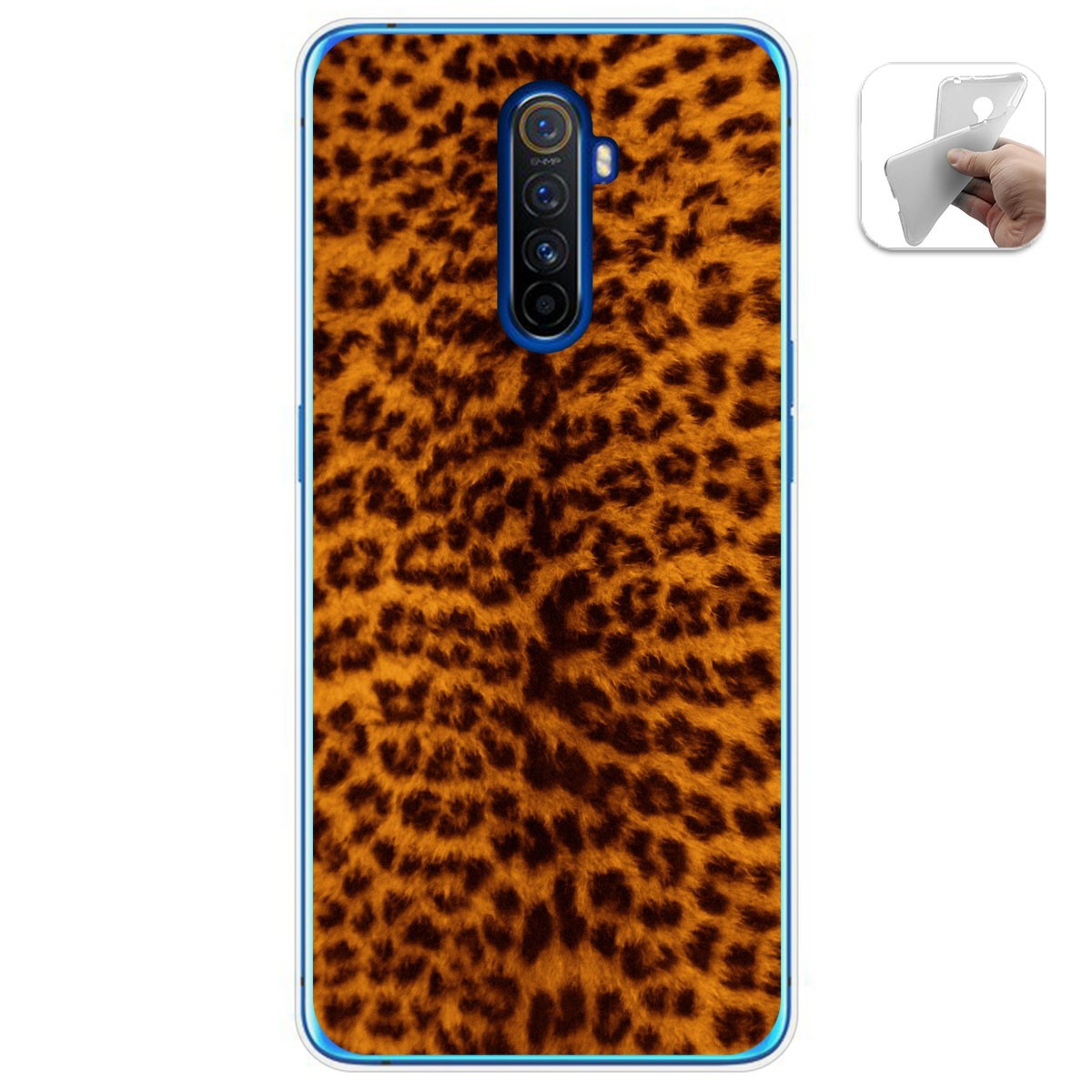 Funda Gel Tpu para Realme X2 Pro diseño Animal 03 Dibujos