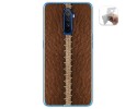Funda Gel Tpu para Realme X2 Pro diseño Cuero 01 Dibujos