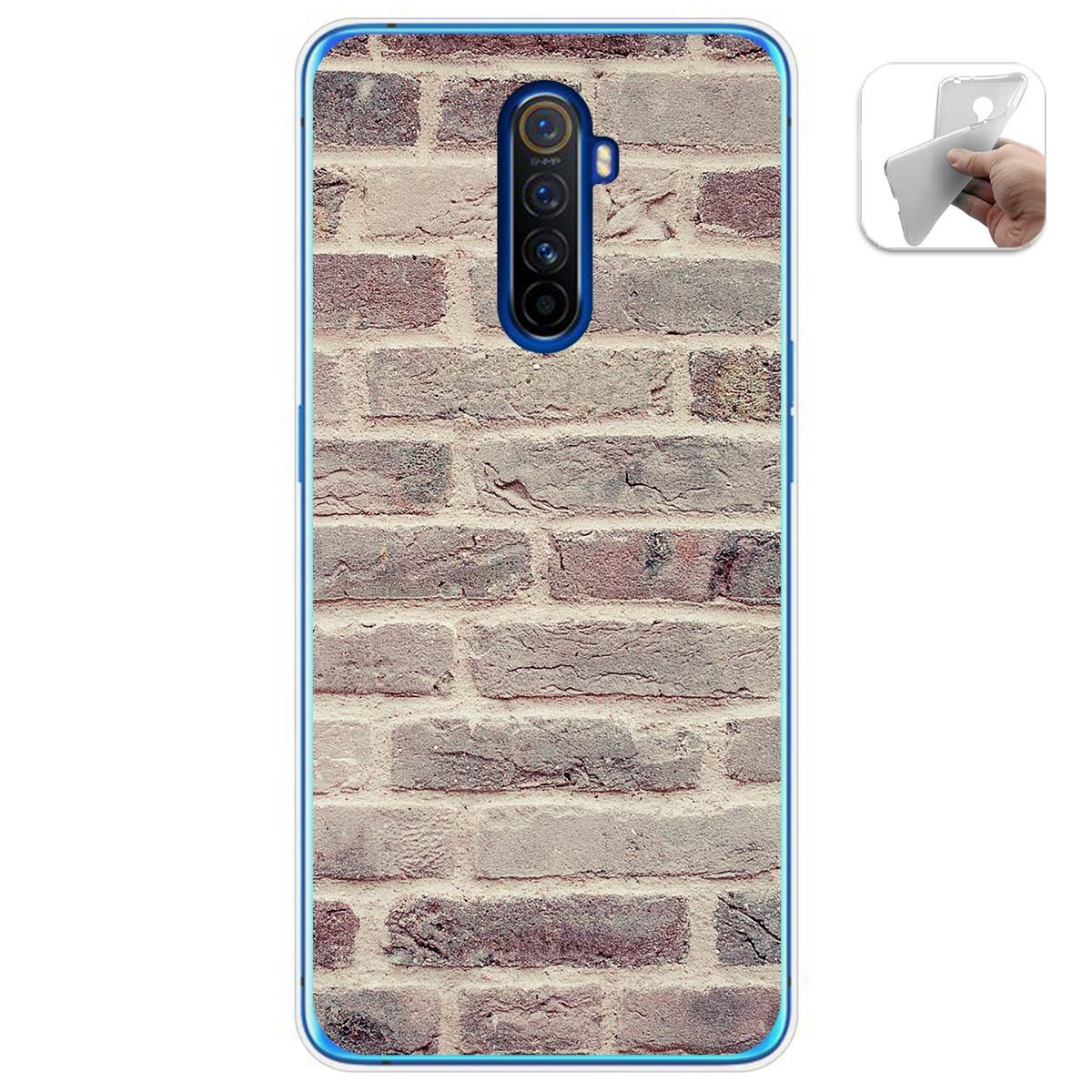 Funda Gel Tpu para Realme X2 Pro diseño Ladrillo 01 Dibujos