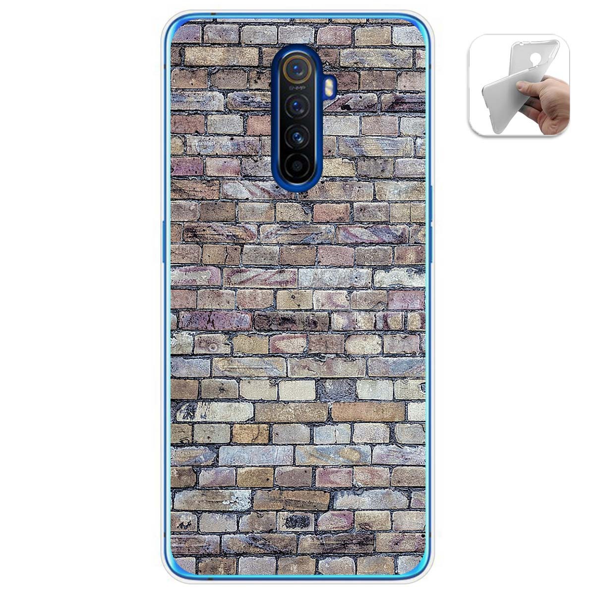 Funda Gel Tpu para Realme X2 Pro diseño Ladrillo 02 Dibujos