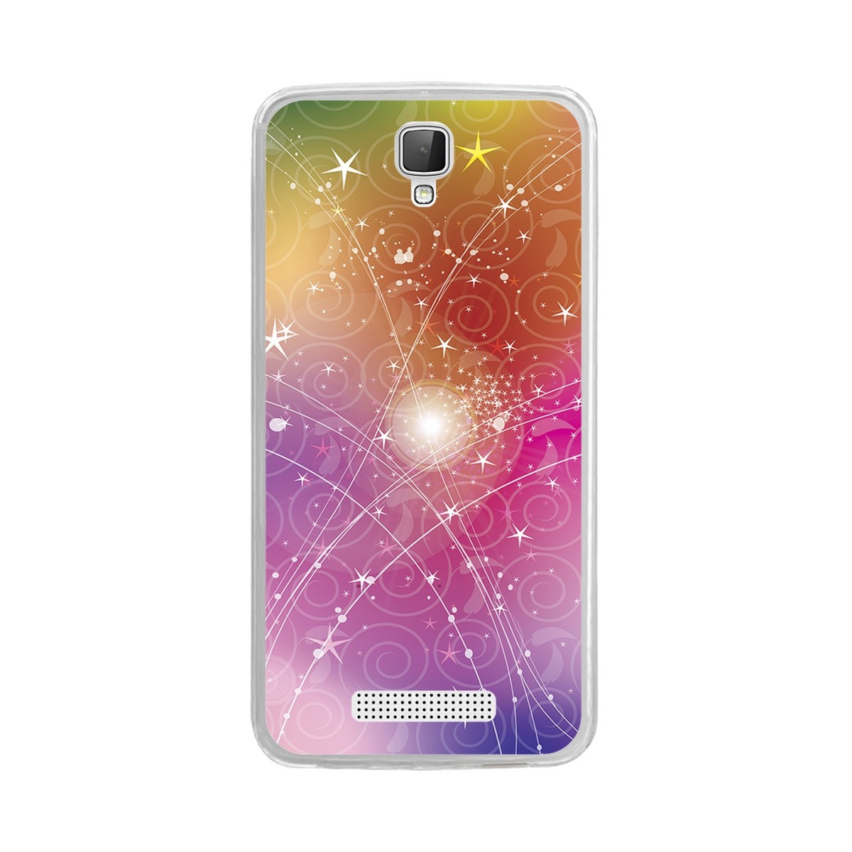 Funda Gel Tpu para Zte Blade L5 / L5 Plus Diseño Abstracto Dibujos