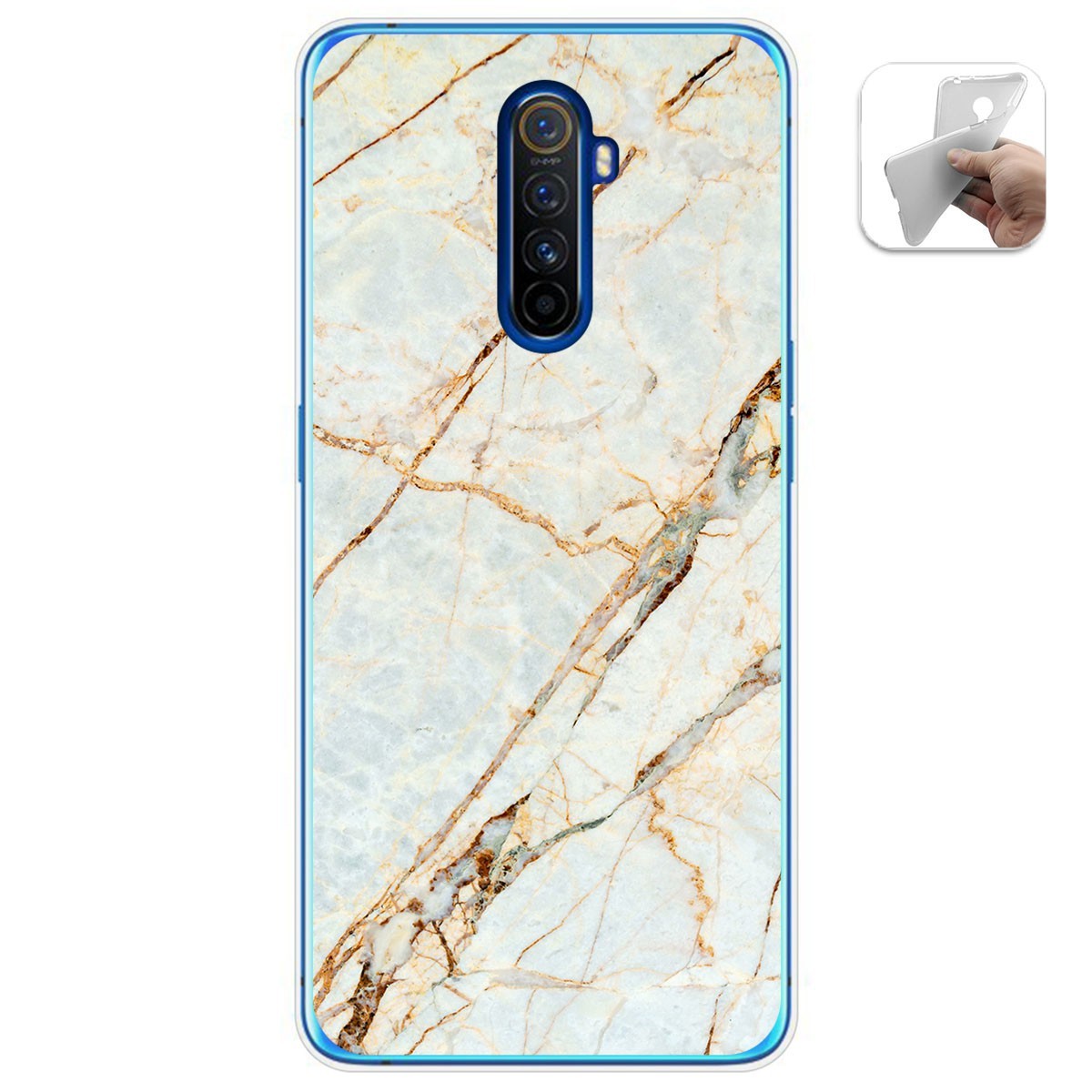 Funda Gel Tpu para Realme X2 Pro diseño Mármol 13 Dibujos